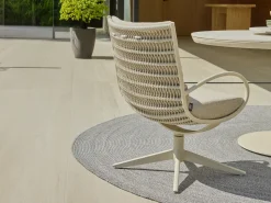 Apple Bee Camp Bay/Zanzibar dänisch oval 220 cm Gartenmöbel-Set 7-teilig