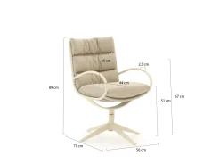 Apple Bee Camp Bay/Zanzibar dänisch oval 220 cm Gartenmöbel-Set 7-teilig