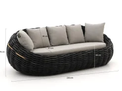 Apple Bee Cocoon Gartensofa 3-Sitzer 236 cm
