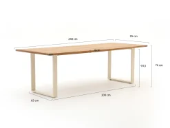 Apple Bee Condor 240 cm Gartenmöbel-Set 7-teilig