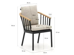 Apple Bee Condor 190 cm Gartenmöbel-Set 5-teilig