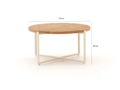 Apple Bee Condor Loungetisch ø 74 cm (h: 38 cm)