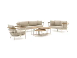 Apple Bee Condor Sessel-Sofa Lounge-Set 6-teilig 6-Sitzer