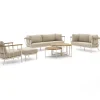 Apple Bee Condor Sessel-Sofa Lounge-Set 7-teilig 6-Sitzer