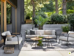 Apple Bee Elle Sessel-Sofa Lounge-Set 5-teilig