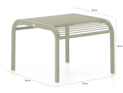 Apple Bee Hawaii Gartensessel stapelbar mit Gartenhocker