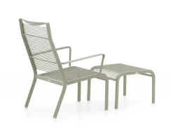 Apple Bee Hawaii Gartensessel stapelbar mit Gartenhocker