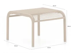 Apple Bee Hawaii Gartensessel stapelbar mit Gartenhocker