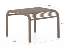 Apple Bee Hawaii Gartensessel stapelbar mit Gartenhocker