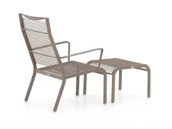Apple Bee Hawaii Gartensessel stapelbar mit Gartenhocker