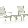 Apple Bee Hawaii Lounge Balkonmöbel-Set 3-teilig stapelbar