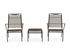 Apple Bee Hawaii Lounge Balkonmöbel-Set 3-teilig stapelbar