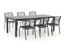 Apple Bee Hawaii/Menzano 220 cm Gartenmöbel-Set 7-teilig stapelbar