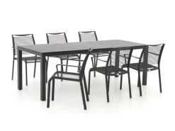 Apple Bee Hawaii/Menzano 220 cm Gartenmöbel-Set 7-teilig stapelbar