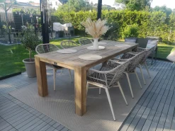 Apple Bee Hawaii/ROUGH-S 220 cm Gartenmöbel-Set 7-teilig stapelbar