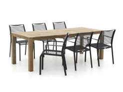 Apple Bee Hawaii/ROUGH-S 220 cm Gartenmöbel-Set 7-teilig stapelbar