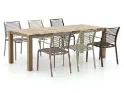 Apple Bee Hawaii/ROUGH-S 220 cm Gartenmöbel-Set 7-teilig stapelbar