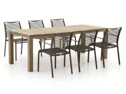 Apple Bee Hawaii/ROUGH-S 220 cm Gartenmöbel-Set 7-teilig stapelbar