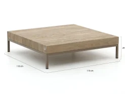 Apple Bee Long Island Loungetisch 110x110 cm