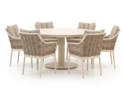 Apple Bee Milou/Melville ø160cm dining tuinset 6-delig