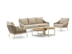 Apple Bee Milou/Monaco Sessel-Sofa Lounge-Set 6-teilig 5-Sitzer
