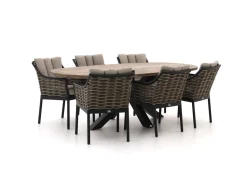Apple Bee Milou/ROUGH-Y Ellips 240cm Esstischgruppe 7-teilig