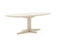 Apple Bee Milou/Zanzibar dänisch oval 220 cm Gartenmöbel-Set 7-teilig