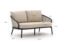 Apple Bee Pine Key Gartensofa 2-Sitzer 152 cm