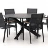 Bellagio Albinea/Lodola ø150cm dining tuinset 6-delig stapelbaar