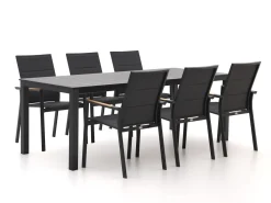 Bellagio Albinea/Menzano 220 cm Gartenmöbel-Set 7-teilig stapelbar
