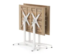 Bellagio Anzio/Canzo 120 cm Gartenmöbel-Set 5-teilig stapelbar klappbar