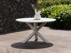 Bellagio Anzio/Lodola ø 130 cm Gartenmöbel-Set 5-teilig stapelbar