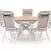 Bellagio Avenza/Fidenza ø 149 cm Gartenmöbel-Set 6-teilig verstellbar