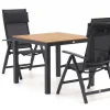 Bellagio Avenza/Fidenza 90 cm Gartenmöbel-Set 3-teilig verstellbar
