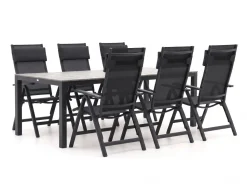 Bellagio Avenza/Fidenza 220 cm Gartenmöbel-Set 7-teilig verstellbar