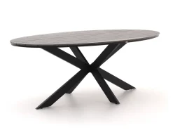 Bellagio Avenza/Fidenza oval 220 cm Gartenmöbel-Set 7-teilig verstellbar