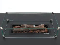 Bellagio Avolo/Cosiraw 120 cm Ecklounge-Set mit Feuertisch 3-teilig rechts