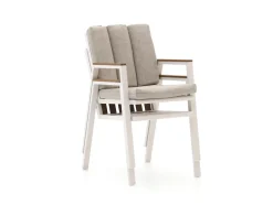 Bellagio Bertinoro/Menzano 160 cm Gartenmöbel-Set 5-teilig stapelbar