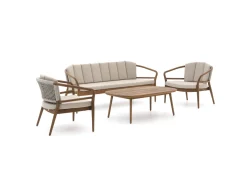 Bellagio Brasimone Sessel-Sofa Lounge-Set 4-teilig