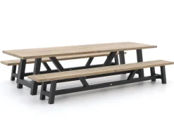 Bellagio Bresimo 330 cm Picknick Sitzgruppe 3-teilig