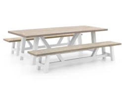 Bellagio Bresimo 260 cm Picknick Sitzgruppe 3-teilig