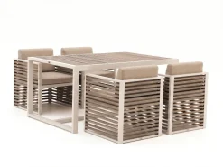 Bellagio Cadora 160 cm Gartenmöbel-Set 5-teilig