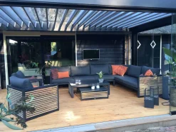 Bellagio Cadora Gartensofa 3-Sitzer rechter Arm 246 cm