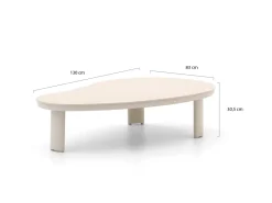 Bellagio Calcinelli Loungetisch-Set 2-teilig