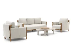 Bellagio Calcinelli Sessel-Sofa Lounge-Set 5-teilig 5-Sitzer