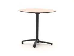 Bellagio Canzo Gartentisch klappbar ø 80 cm (h:73 cm)