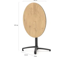Bellagio Canzo Tischplatte ø 80 cm (h:73 cm)
