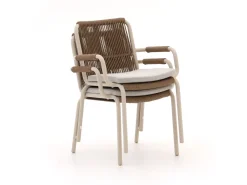 Bellagio Caronia/Furato ellips 200 cm Gartenmöbel-Set 5-Teilig Stapelbar