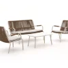 Bellagio Caronia Sessel-Sofa-Lounge-Set 4-teilig