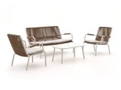 Bellagio Caronia Sessel-Sofa-Lounge-Set 4-teilig